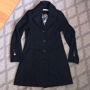 Wool blend coat